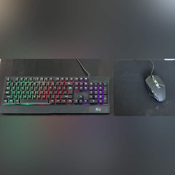Rgb Refurbished Gaming Keyboard and Mouse Wired - Picture 2 of 2